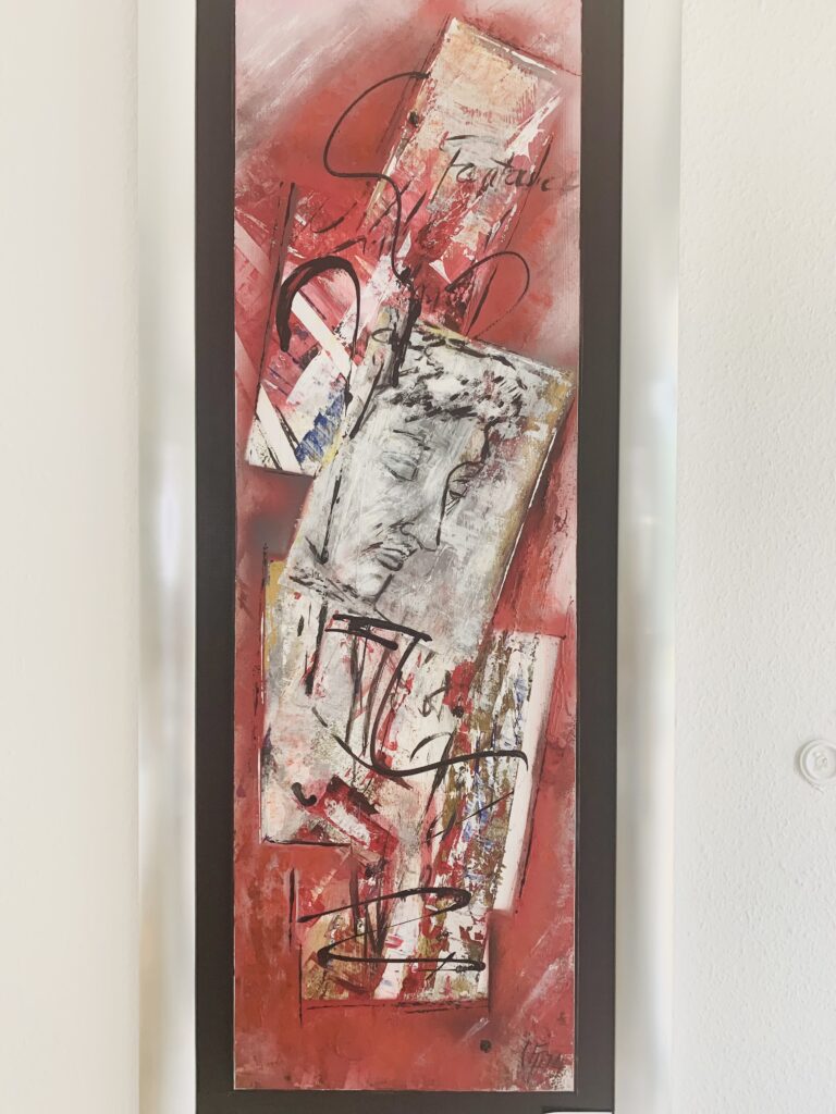 Love Letter, 2017
     60x 145cm
     Acryl auf Hartfaserplatte 
